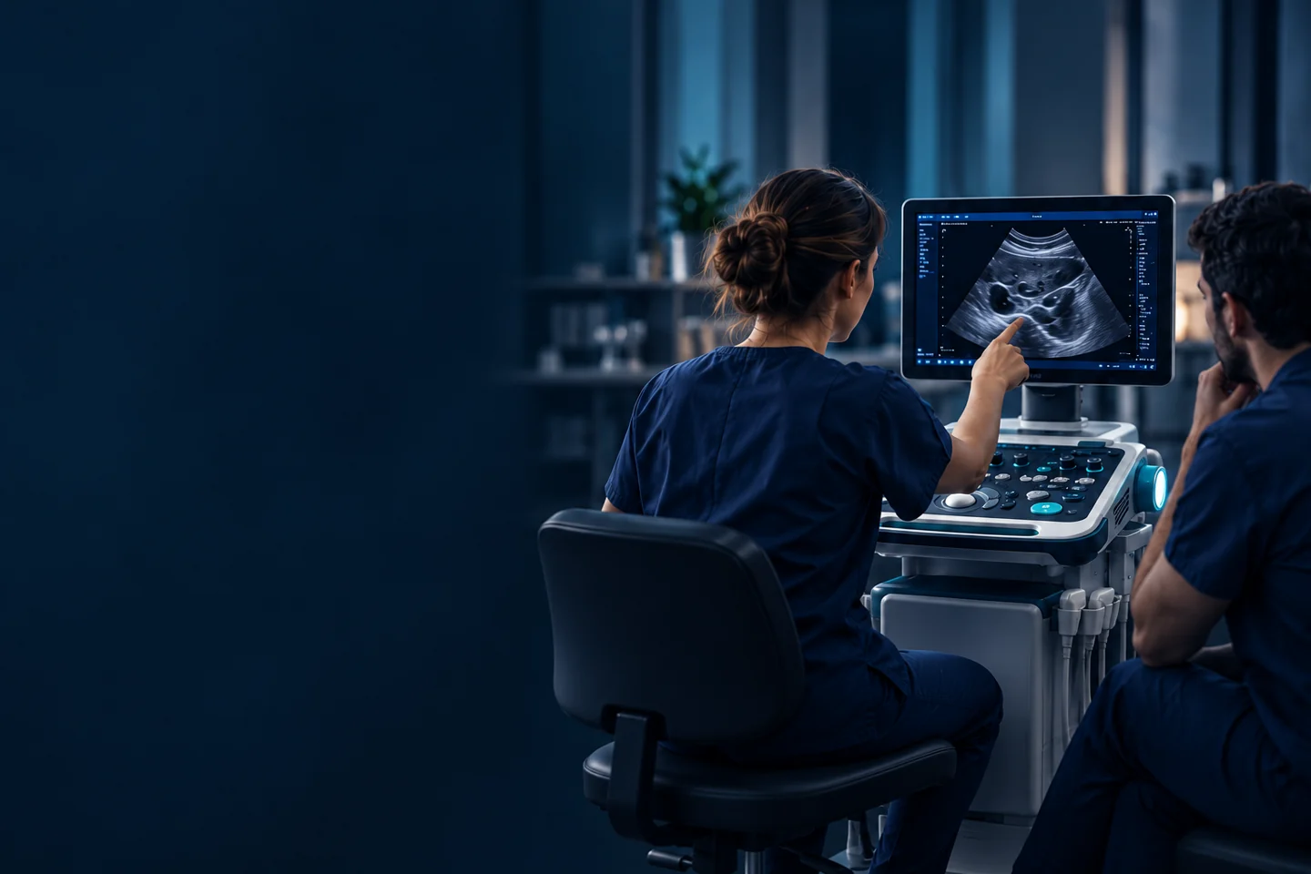 Illustrative veterinary equipment learning scene