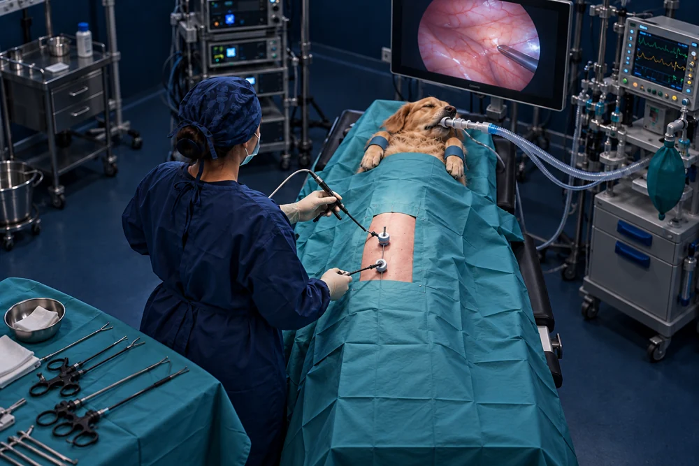 Illustrative laparoscopy equipment