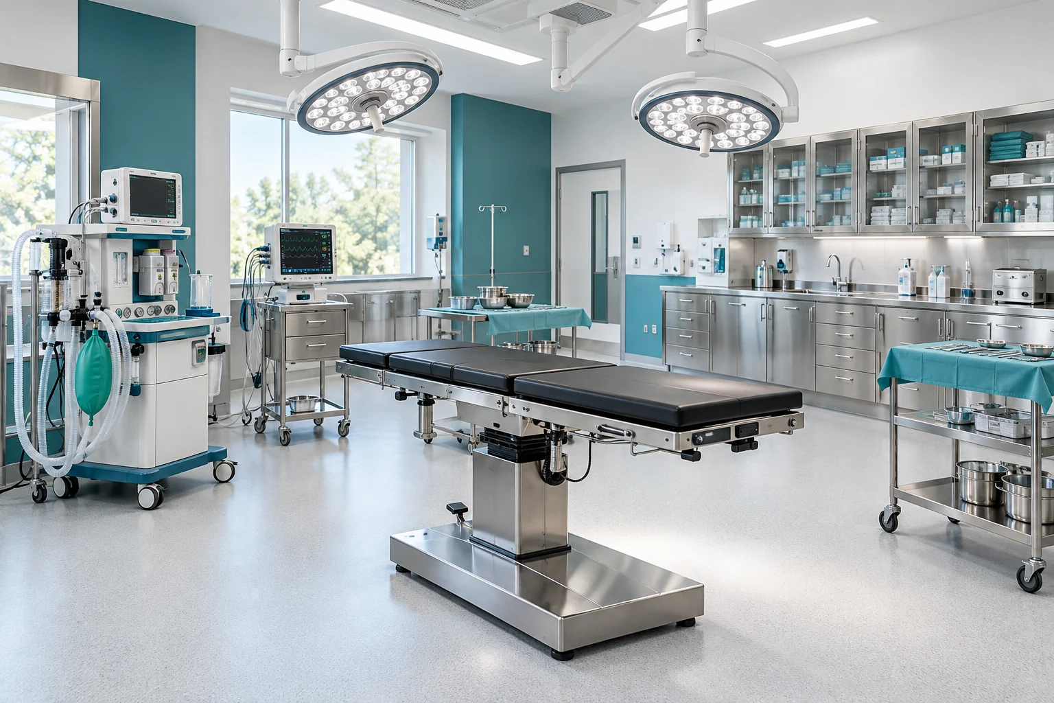 Illustrative veterinary operating room