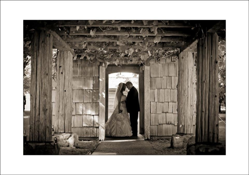 Rhett and Andrea Mortenson on their wedding day